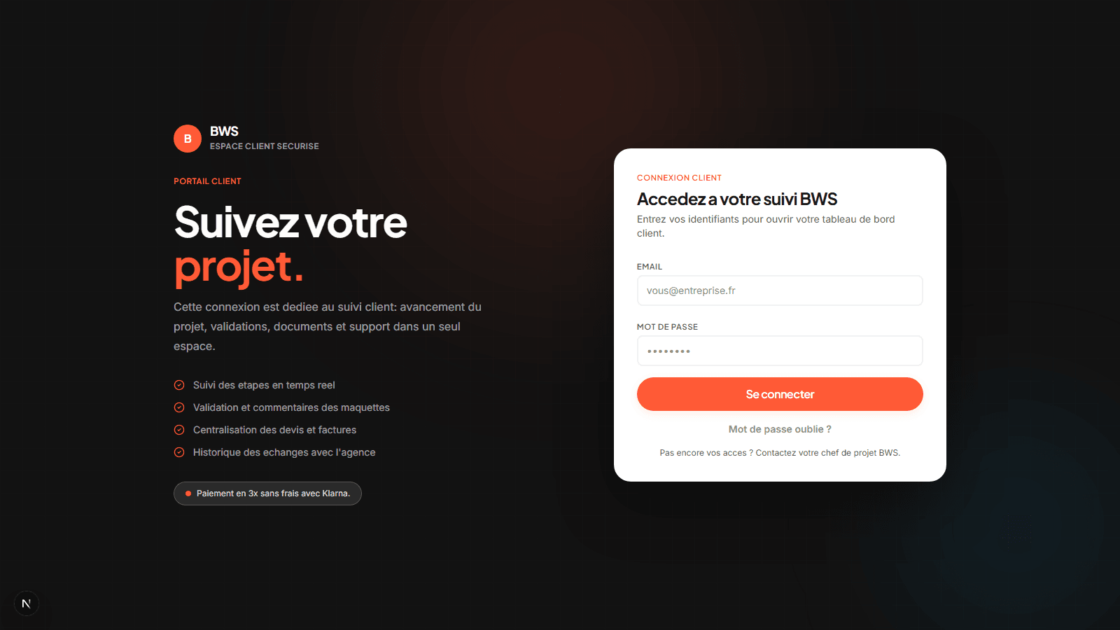 BWS App Metier