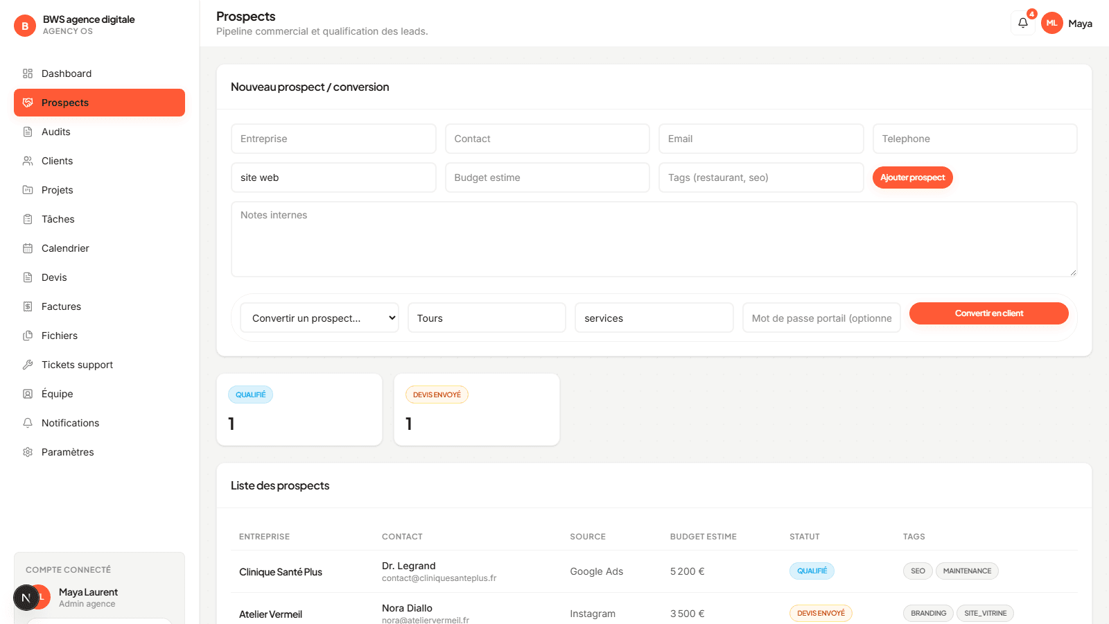 BWS App Metier preview 2