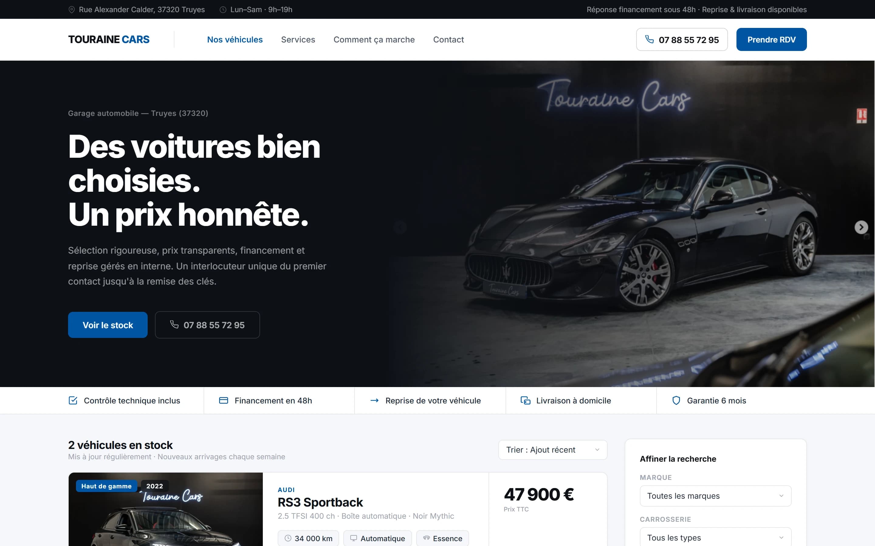 Touraine cars